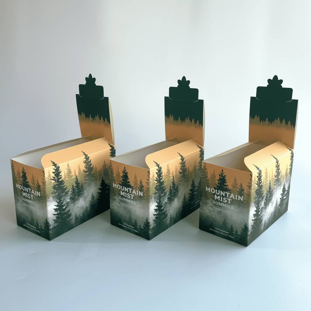 PDQ display boxes for cannabis products